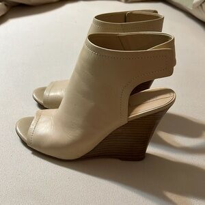 Aldo open toe wedge heel
